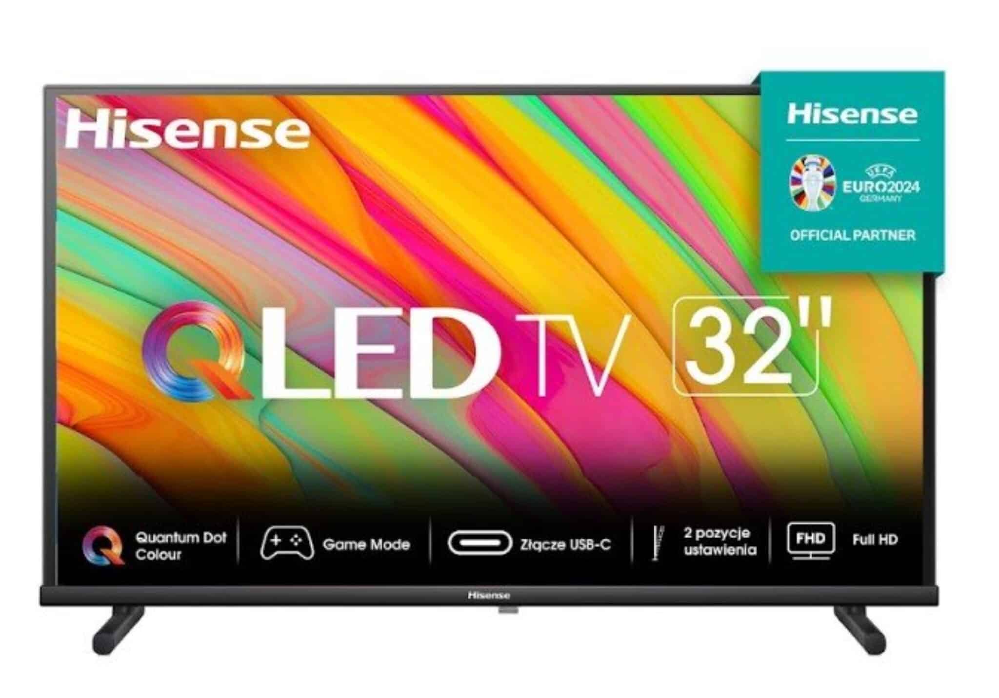 HISENSE 32A5KQ 32" QLED - Prezentacja, Opinie, Ceny