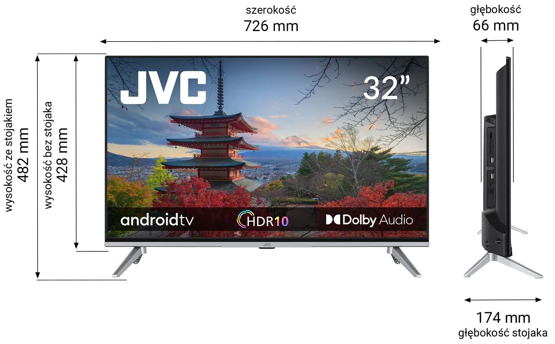 Telewizor JVC LT-32VAF5300 - obrazek 2