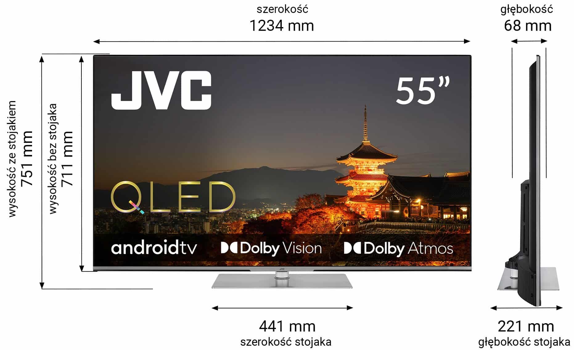 Telewizor JVC LT-55VAQ830P - obrazek 2