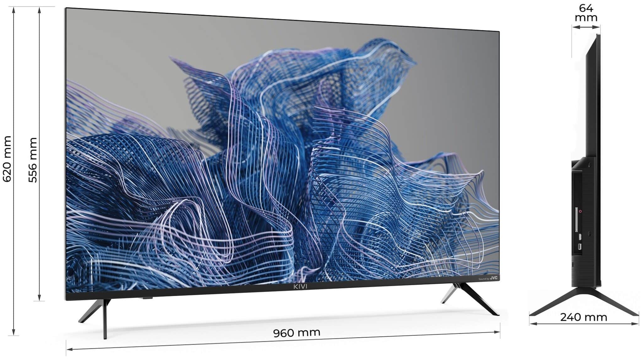 KIVI 43U750NB 43" LED 4K Android TV - Prezentacja, Opinie, Ceny