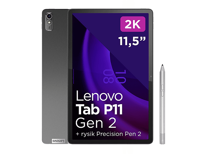 Tablet LENOVO Tab P11 2 gen. TB350FU 11.5" 6/128 GB Wi-Fi Szary + Rysik