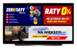 Telewizor na raty – kup przez internet na raty 0%
